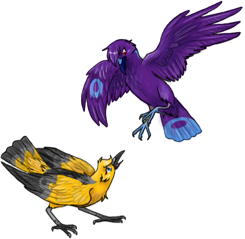 Chrissie And Aju Bird Form By Reaper Neko - Summer Tanager - Free Transparent PNG Clipart Images Download. - Summer Transparent PNG Free Download