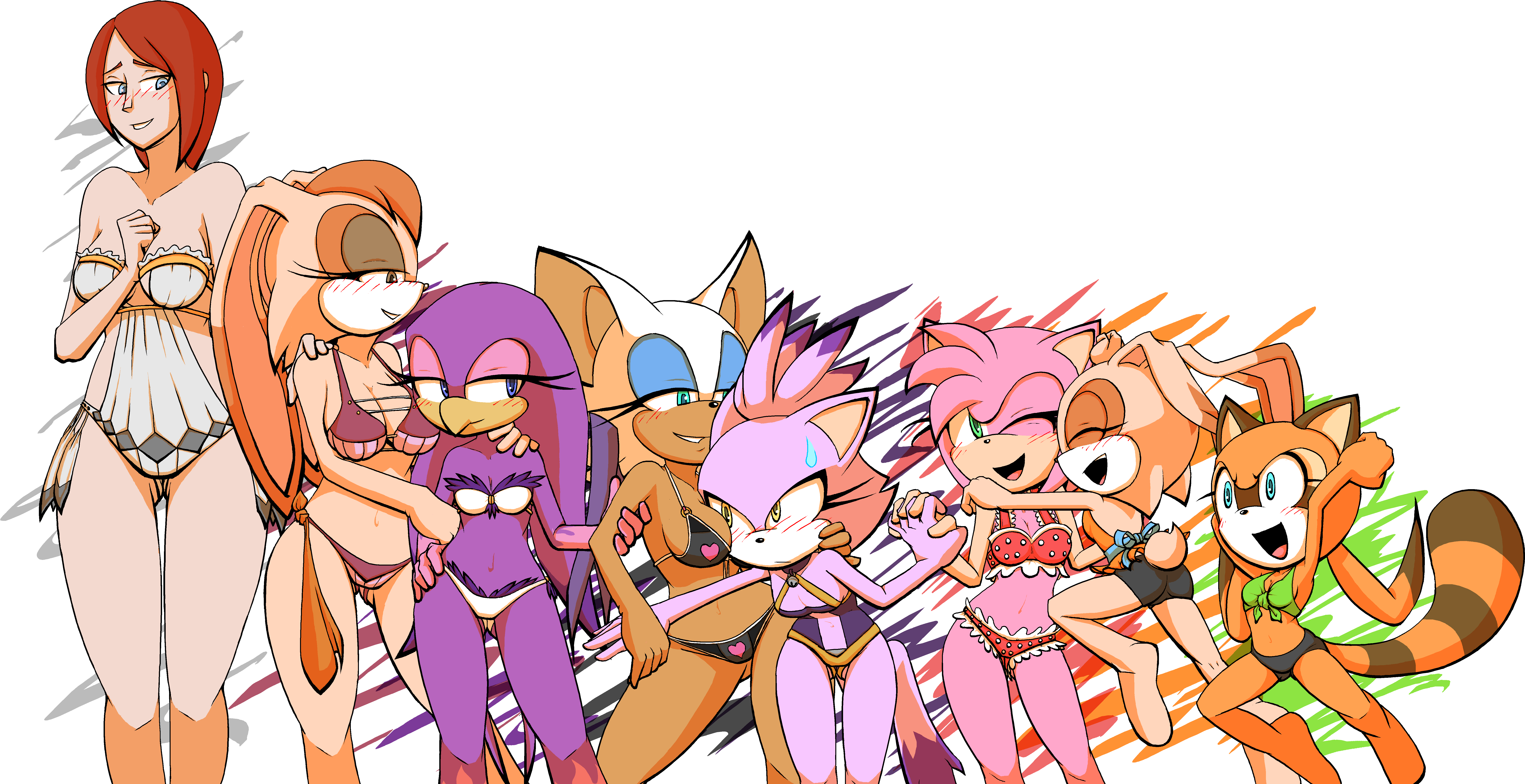 Segasonic The Hedgehog Shadow The Hedgehog Sonic Mania - Sonic Mania Amy Rose - Free Transparent PNG Clipart Images Download. - Summer Transparent PNG Free Download
