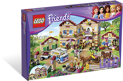 Saddle Up And Head Off To Summer Riding Camp In The - Lego Friends - Summer Riding Camp 3185 (construction) - Free Transparent PNG Clipart Images Download. - Summer Transparent PNG Free Download