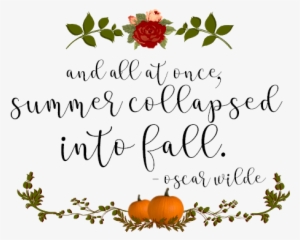 Free Fall Printable - Goodbye Summer Hello Autumn Transparent PNG - 600x400 - Free Download on - Summer Transparent PNG Free Download