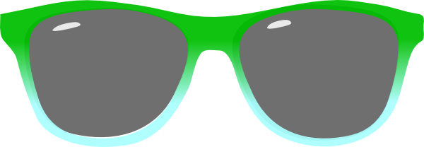 Two Toned Sunglasses Clip Art At Clker - Summer Sunglasses Clip Art - Free Transparent PNG Clipart Images Download. - Summer Transparent PNG Free Download