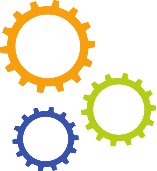 Colorful Cogwheel Of Gears Symbol - Hometown Summer Clear Stamps- - Free Transparent PNG Clipart Images Download. - Summer Transparent PNG Free Download