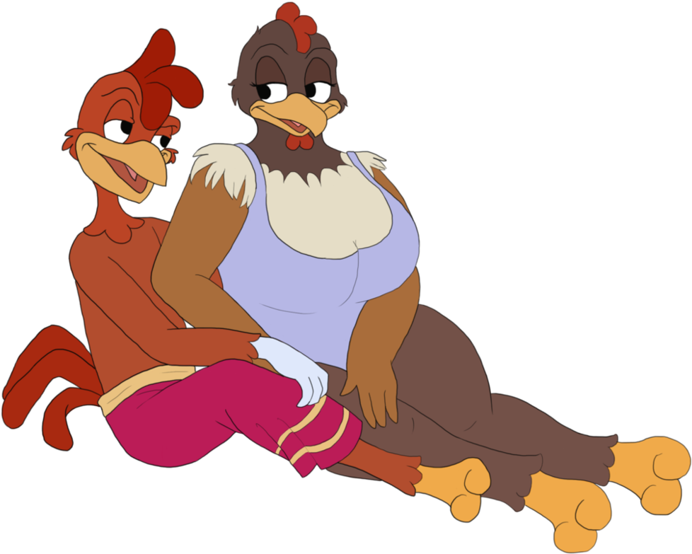 Summer Time Couple By Mildartattack - Clara Cluck And Panchito Pistoles - Free Transparent PNG Clipart Images Download. - Summer Transparent PNG Free Download