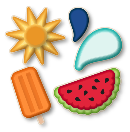 Nested Summer Shapes Svg Scrapbook Cut File Cute Clipart - Summer Shapes To Cut Out - Free Transparent PNG Clipart Images Download. - Summer Transparent PNG Free Download