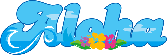Grab This Free Summer Clipart And Celebrate - Aloha Clipart - Free Transparent PNG Clipart Images Download. - Summer Transparent PNG Free Download