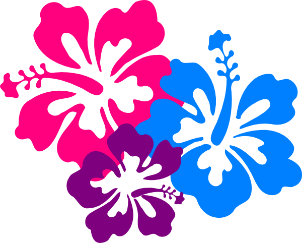 Animated Summer Clipart - Hawaiian Flowers Clip Art - Free Transparent PNG Clipart Images Download. - Summer Transparent PNG Free Download