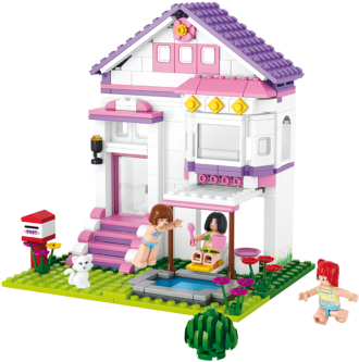 Summer House - Sluban Building Blocks Girls Dream Serie Holiday Home - Free Transparent PNG Clipart Images Download. - Summer Transparent PNG Free Download