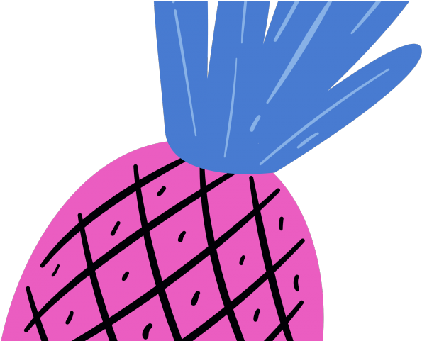 Summer Fun Clipart - Free Colorful Pineapple Clipart Png - Free Transparent PNG Clipart Images Download. - Summer Transparent PNG Free Download