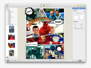 Picture Collage Maker 3 Includes Several Comic Book-themed - Free Collage Maker Transparent PNG - 970x725 - Free Download on - Summer Transparent PNG Free Download