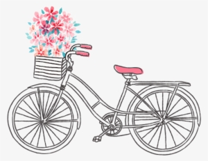 Clipart Freeuse Library Bicycle Flowers Basket Summer - Mas Um Dia Se Inicia Transparent PNG - 2281x1194 - Free Download on - Summer Transparent PNG Free Download