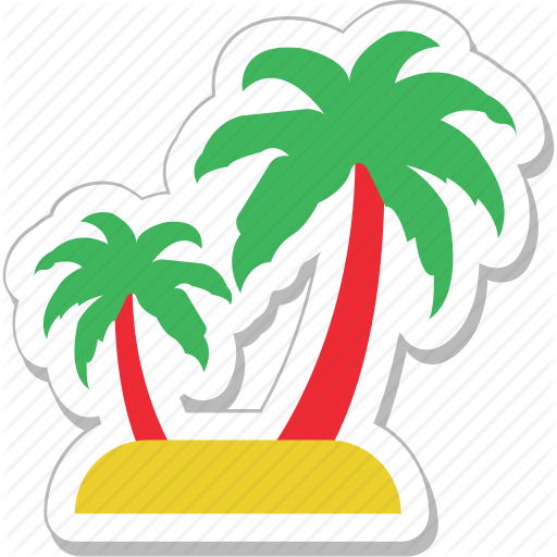 Picture Black And White Coconut Transparent Beach - Picture Black And White Coconut Transparent Beach - Free Transparent PNG Clipart Images Download. - Summer Transparent PNG Free Download