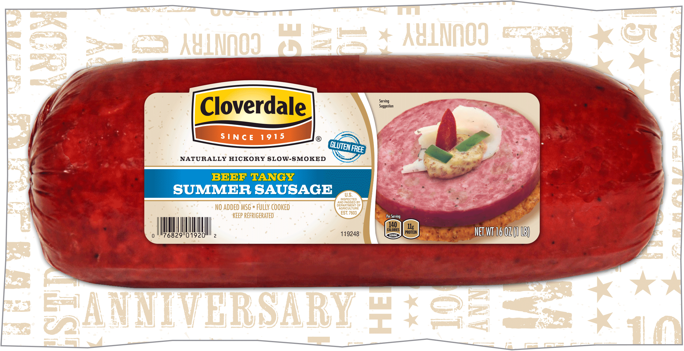 Slap Your Appetite Awake With The Taste Of Our Hickory-smoked - Cloverdale Tangy Summer Sausage Transparent PNG - 2891x1714 - Free Download on - Summer Transparent PNG Free Download