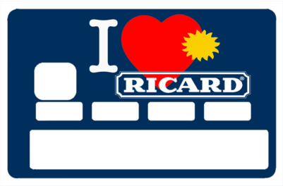 Stickers For Credit Card, I Love Ricard Summer 2018, - Ricard - Free Transparent PNG Clipart Images Download. - Summer Transparent PNG Free Download