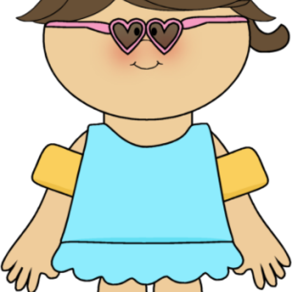 Kids Summer Clipart Girl Wearing Sunglasses Pinterest - Kids Summer Clip Art - Free Transparent PNG Clipart Images Download. - Summer Transparent PNG Free Download