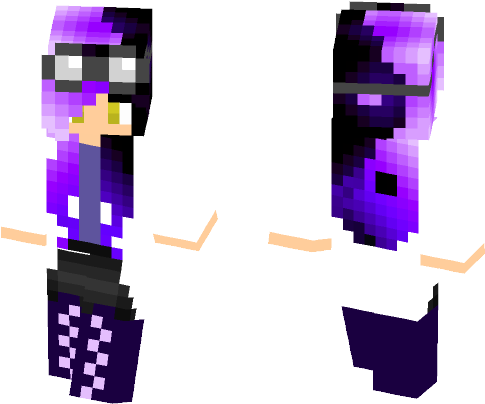 Ying Yang Lab Girl - Cute Summer Minecraft Skins For Girls - Free Transparent PNG Clipart Images Download. - Summer Transparent PNG Free Download