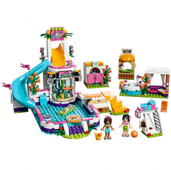 Lego Heartlake Summer Pool - Lego Friends Heartlake Summer Pool - Free Transparent PNG Clipart Images Download. - Summer Transparent PNG Free Download