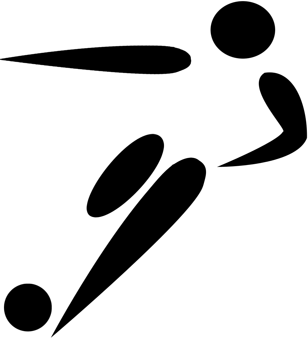 Football 1948 Summer Olympics Clip Art Pictogram Scalable - Foot Golf Clip Art, HD Png Download - Summer Transparent PNG Free Download