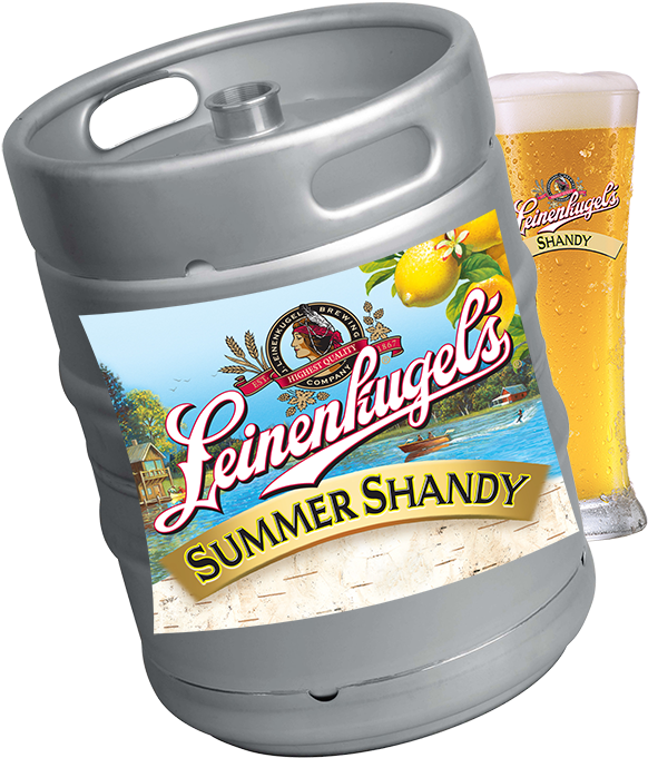 Keg Of Leinenkugel Summer Shandy - Leinenkugel's Summer Shandy Lemon Lager - 12 Pack, Transparent PNG - 614x735 - Free Download on - Summer Transparent PNG Free Download