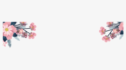 Summer Flowers Png - Transparent Background Floral Border, Png Download - Summer Transparent PNG Free Download