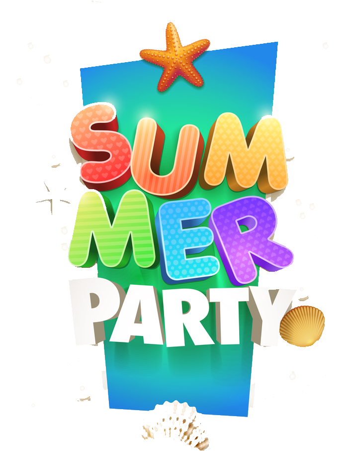 Summer Party Png Image - Summer Party Logo Png - Free Transparent PNG Clipart Images Download. - Summer Transparent PNG Free Download