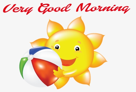 Very Good Morning Png Free Image Download - Summer Emojis Clip Art, Transparent - Summer Transparent PNG Free Download