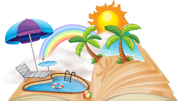 Summer Reading Clipart Summer Reading Whats In Your - Summer Reading Clip Art - Free Transparent PNG Clipart Images Download. - Summer Transparent PNG Free Download
