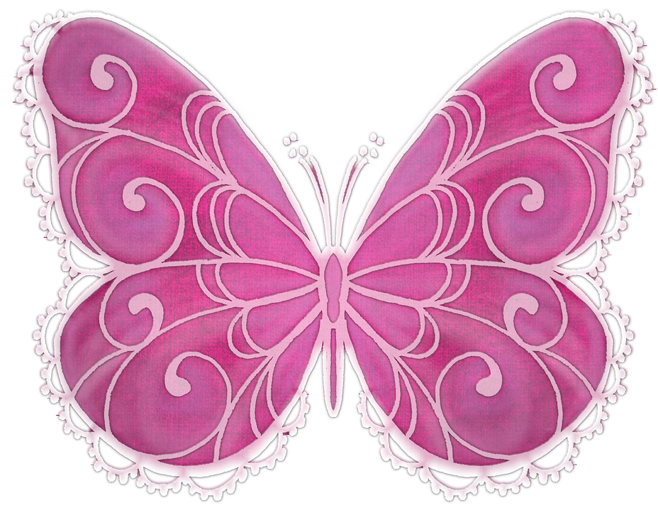 Pink Butterfly Clipart 21, - My Daily Summer Journal: Girls Pre-k - Free Transparent PNG Clipart Images Download. - Summer Transparent PNG Free Download