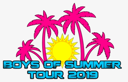 Transparent Summer Word Art Png - 2019 Boys Of Summer Tour, Png Download - Summer Transparent PNG Free Download