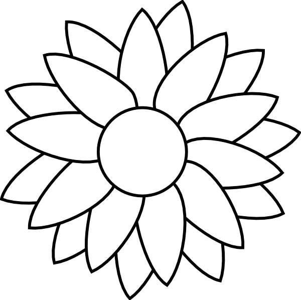 Flower Free Rhinestone Template Downloads - Mother's Day Flower Drawing - Free Transparent PNG Clipart Images Download. - Sun Transparent PNG Free Download