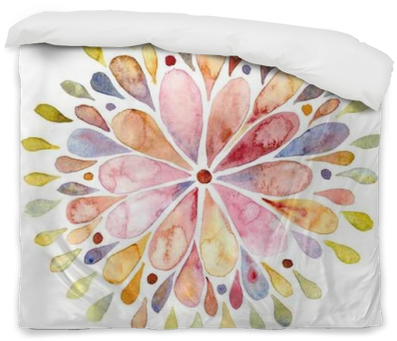 Abstract Colorful Watercolor Sun Duvet Cover • Pixers® - Carbothello Pastel Pencils Transparent PNG - 400x400 - Free Download on - Sun Transparent PNG Free Download