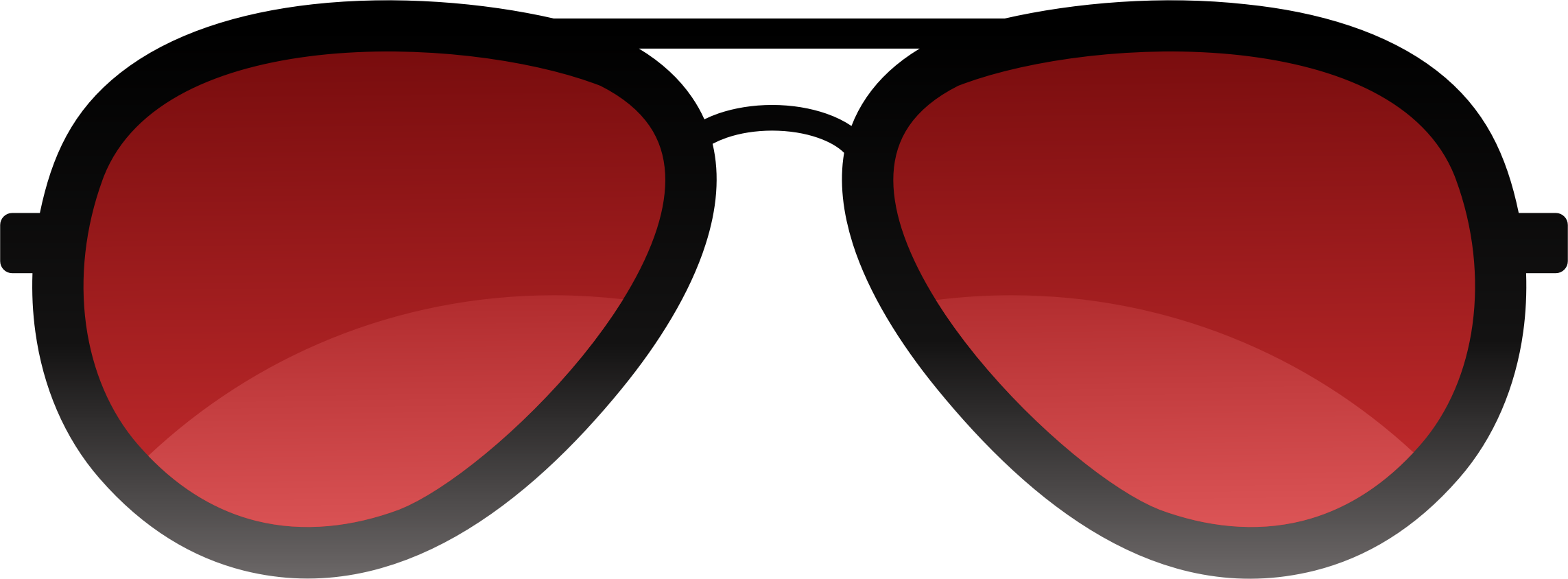 Sunglasses Clipart Transparent Gif - Red Sun Glasses Png Transparent PNG - 2286x844 - Free Download on - Sun Transparent PNG Free Download