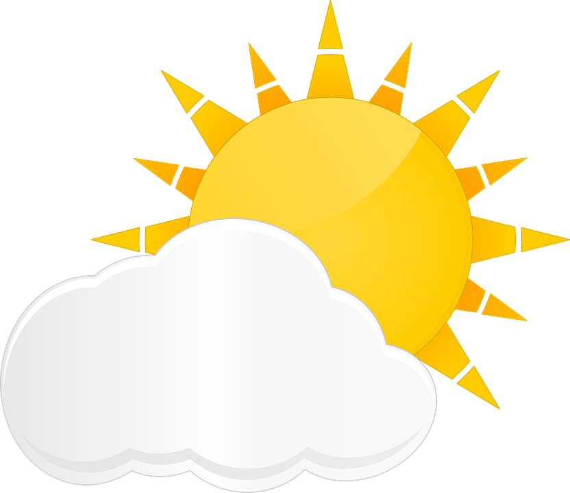 Sun And Clouds Clipart 27, Buy Clip Art - Sol E Nuvem Png - Free Transparent PNG Clipart Images Download. - Sun Transparent PNG Free Download