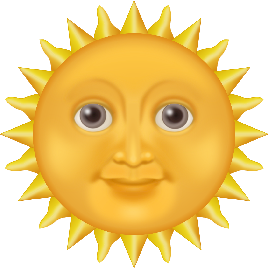 Sun Clipart Emoji - Sun With Face Emoji - Free Transparent PNG Clipart Images Download. - Sun Transparent PNG Free Download