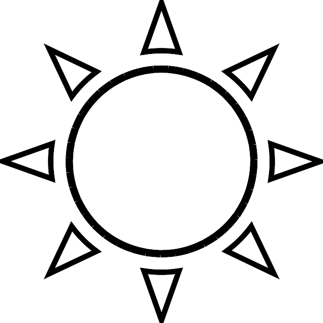 Sunny Weather Clip Art Black And White - Sun Clipart Black And White - Free Transparent PNG Clipart Images Download. - Sun Transparent PNG Free Download