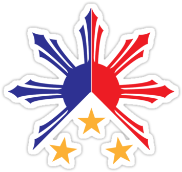 Photogallery Tribal Philippine Flag Logo - 3 Stars And A Sun - Free Transparent PNG Clipart Images Download. - Sun Transparent PNG Free Download