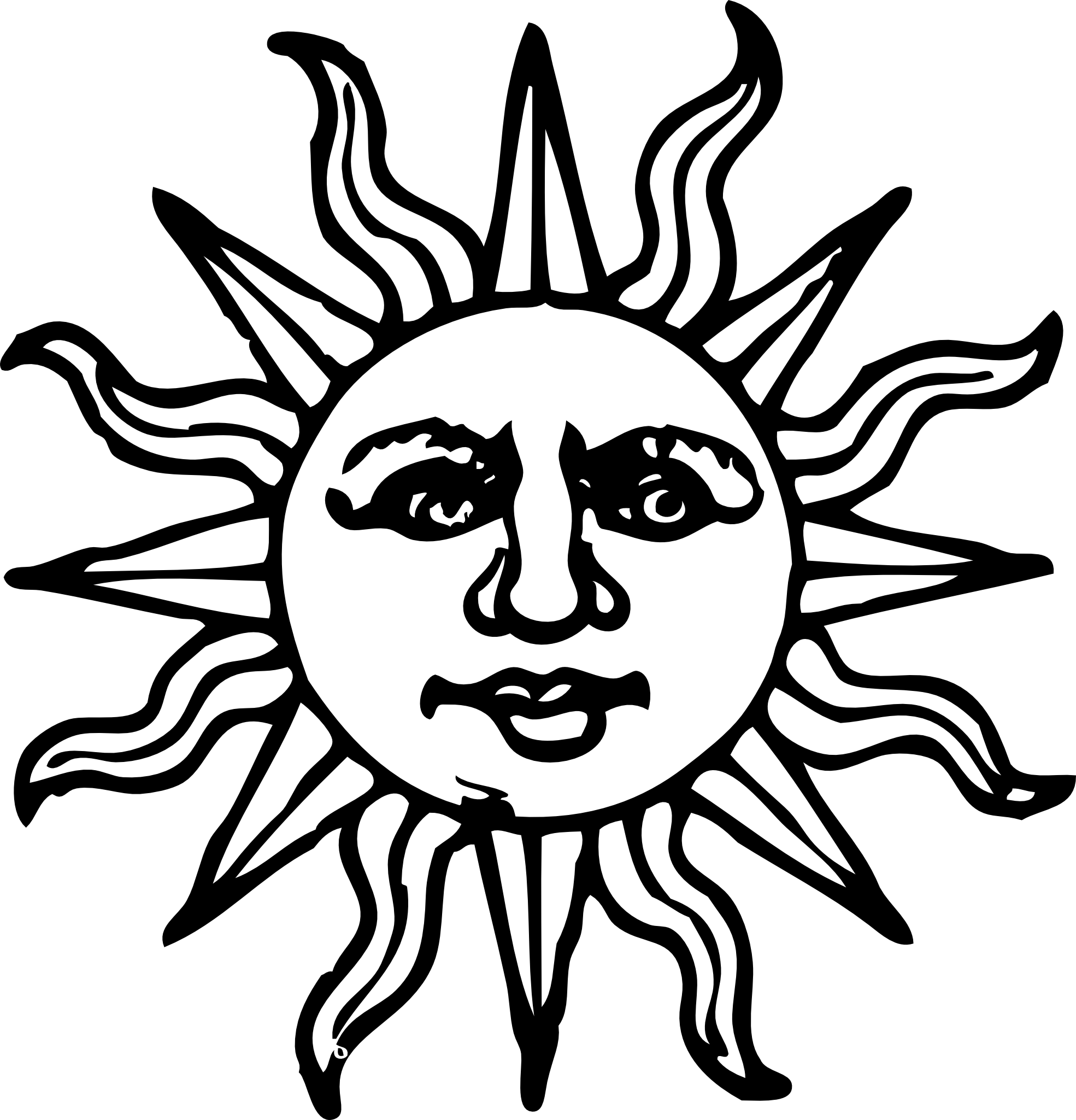 Sun Black And White Happy Sun Clipart Black And White - Sun Drawing - Free Transparent PNG Clipart Images Download. - Sun Transparent PNG Free Download