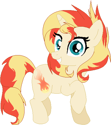Mlp Fire Sun By Galaxyswirlsyt - Mlp Fire Streak X Sunset Shimmer - Free Transparent PNG Clipart Images Download. - Sun Transparent PNG Free Download