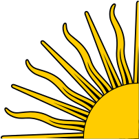 Free Quarter Clip Art - Quarter Of A Sun Png - Free Transparent PNG Clipart Images Download. - Sun Transparent PNG Free Download