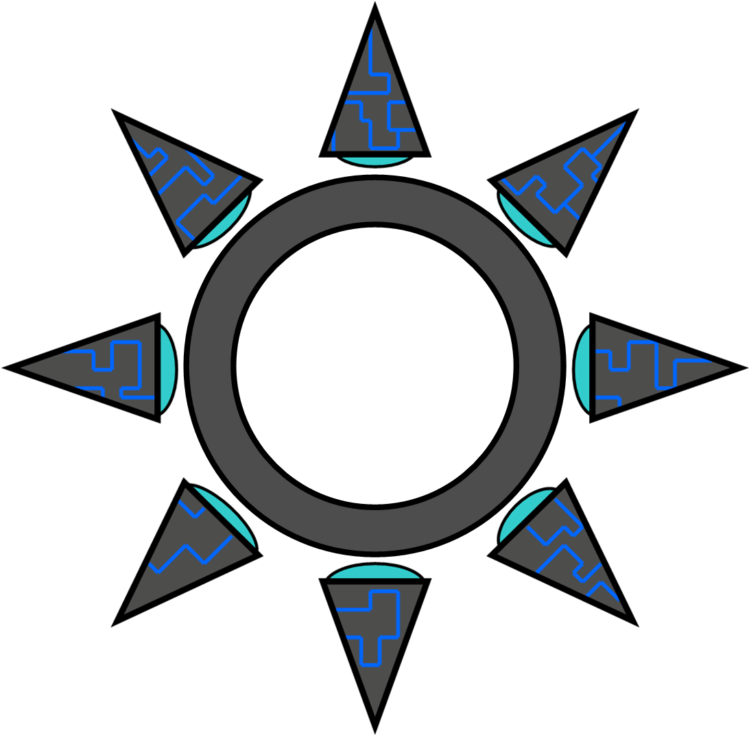 The Star-moon Alliance Created A Unique Design Of Land - Simple Sun And Moon - Free Transparent PNG Clipart Images Download. - Sun Transparent PNG Free Download