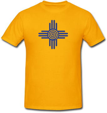 Zia Sun Spiral Pueblo New Mexico Symbol Svg T Shirt - Borusse T Shirt Transparent PNG - 378x378 - Free Download on - Sun Transparent PNG Free Download