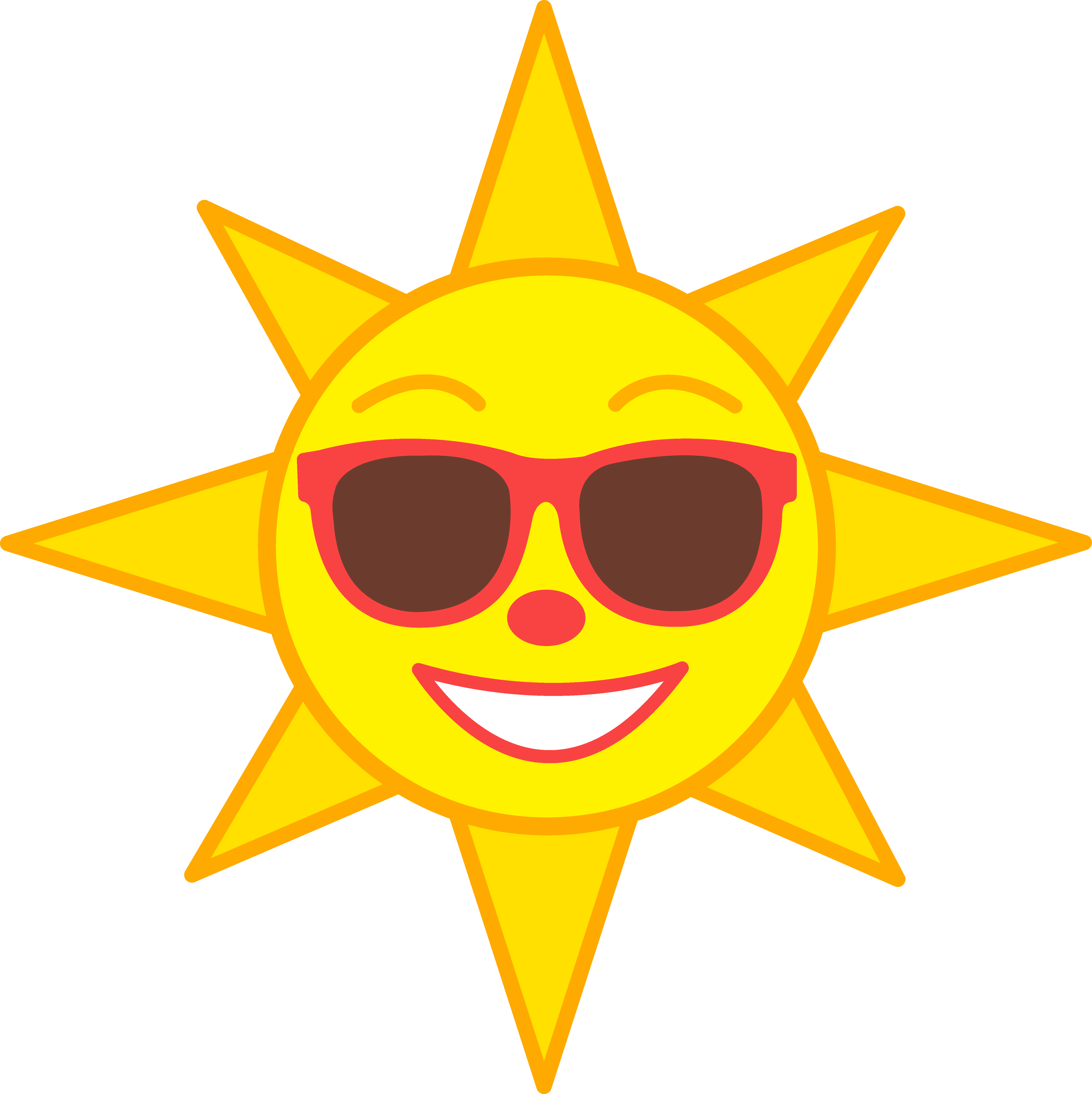 Sun With Sunglasses Clip Art Clipart Free Download - Happy Clip Art Sun - Free Transparent PNG Clipart Images Download. - Sun Transparent PNG Free Download