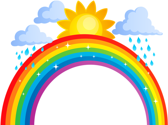 Sun In The Clouds, Cashadvance6online - Rainbow Png - Free Transparent PNG Clipart Images Download. - Sun Transparent PNG Free Download