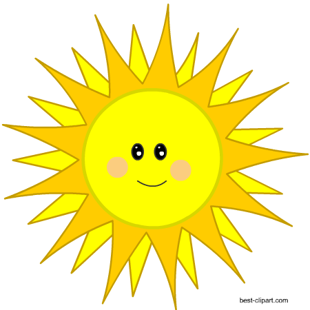 Cute Smiling Hot Sun Clipart - Hình Mặt Trời Png - Free Transparent PNG Clipart Images Download. - Sun Transparent PNG Free Download