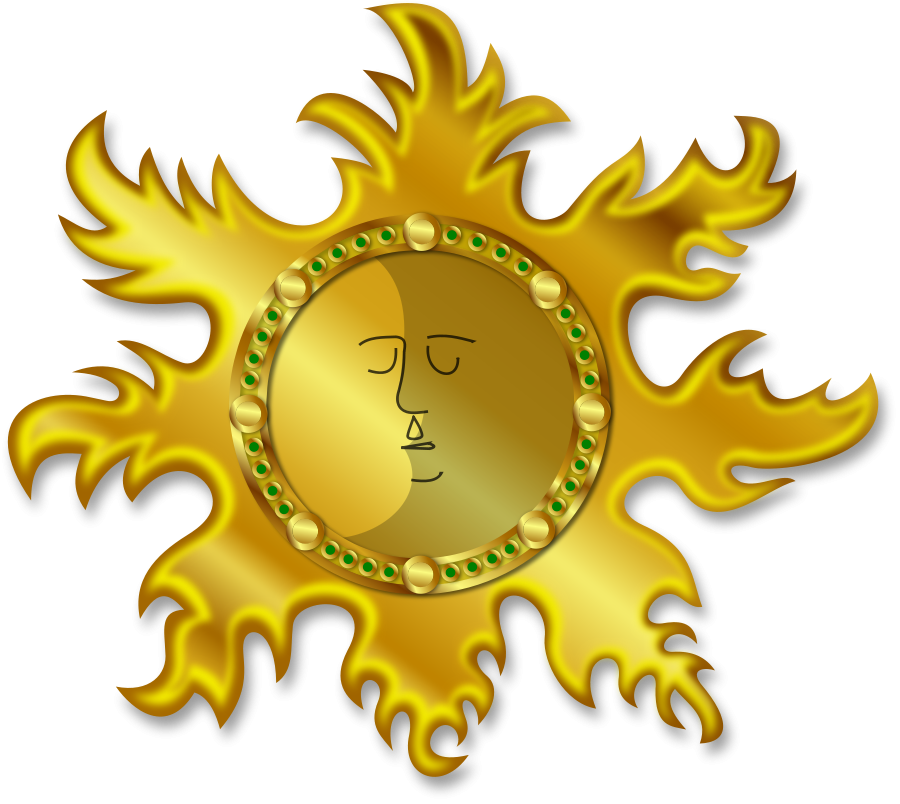 Sun And Moon Clipart Vector Clip Art Online Royalty - Sun And Moon Clipart Png - Free Transparent PNG Clipart Images Download. - Sun Transparent PNG Free Download