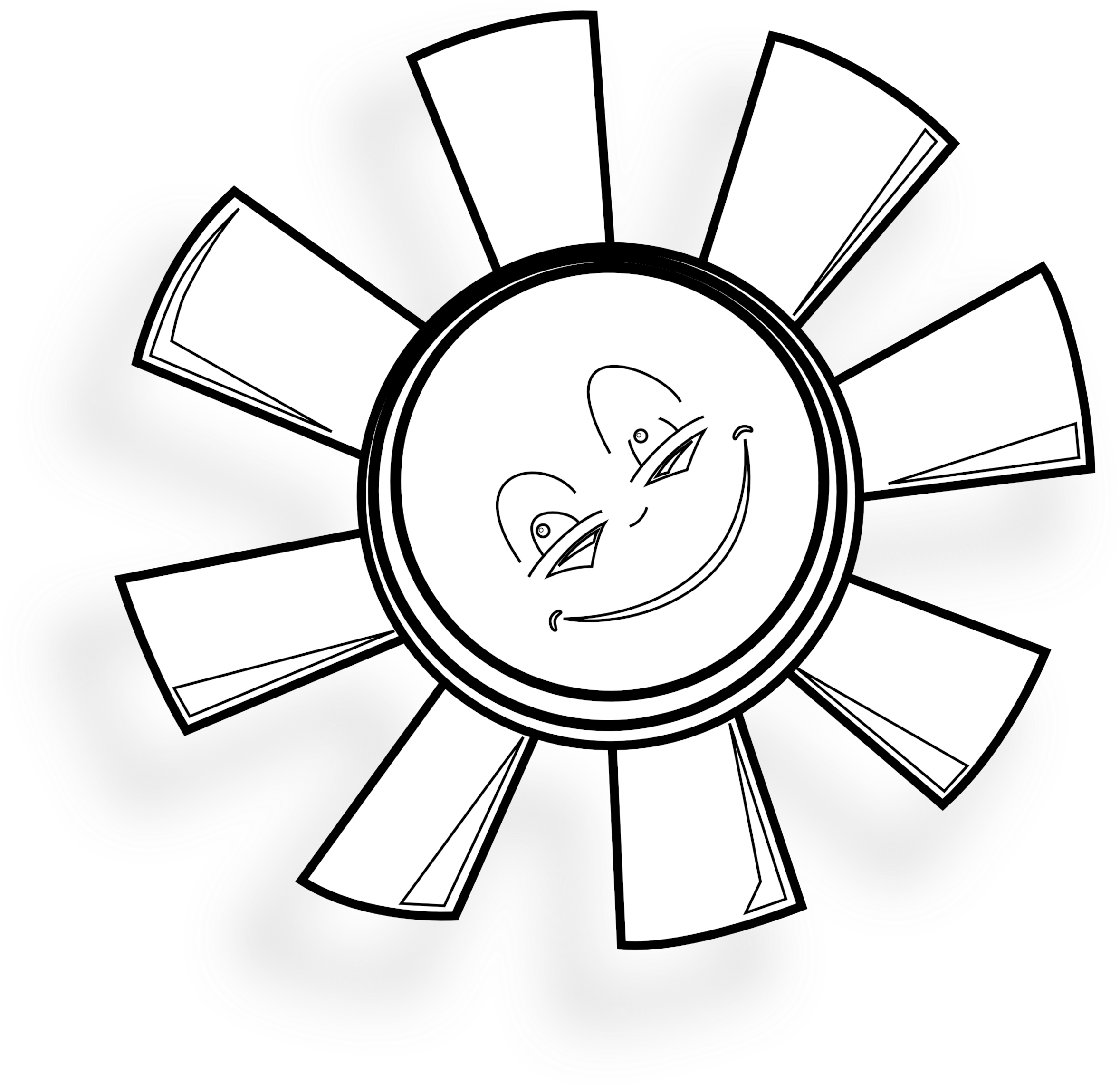 Photos Of Sun Black And White Clip Art - You Are My Sunshine - Free Transparent PNG Clipart Images Download. - Sun Transparent PNG Free Download
