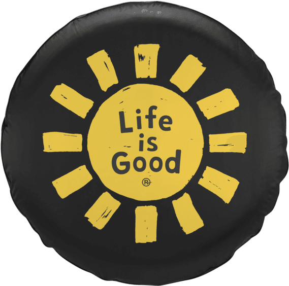 Sun Lig Tire Cover - Life Is Good Sun Tire Cover - Free Transparent PNG Clipart Images Download. - Sun Transparent PNG Free Download