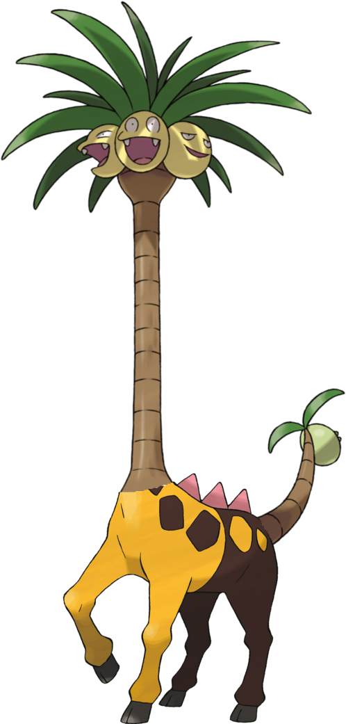 Pokémon Sun And Moon Giraffe Mammal Giraffidae Fauna - Exeggcute Evolution Sun And Moon - Free Transparent PNG Clipart Images Download. - Sun Transparent PNG Free Download