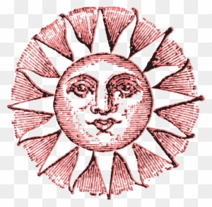 Vintage Sun - Vintage Moon And Sun - Free Transparent PNG Clipart Images Download. - Sun Transparent PNG Free Download