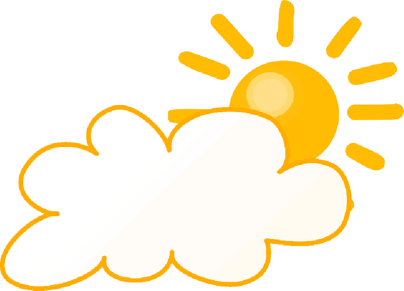 Cloud, Symbol, Sun, Cartoon, Signs, Symbols, Day - Weather Clip Art - Free Transparent PNG Clipart Images Download. - Sun Transparent PNG Free Download