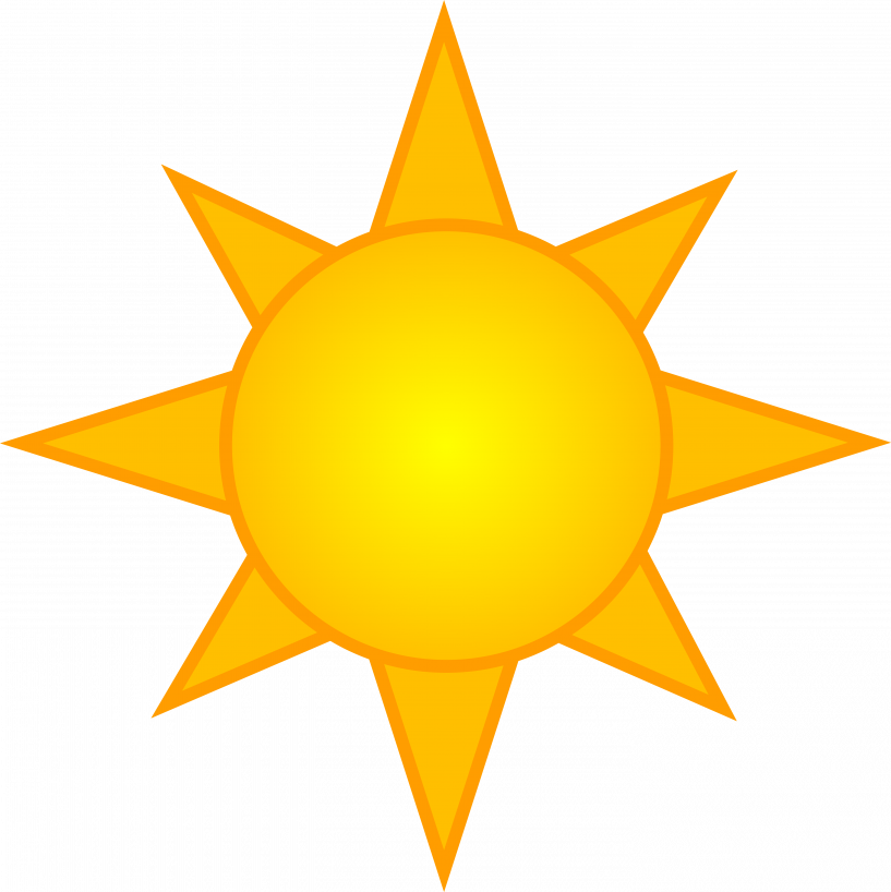 Sun Clipart Transparent Background Free Download - Simple Sun Clipart - Free Transparent PNG Clipart Images Download. - Sun Transparent PNG Free Download